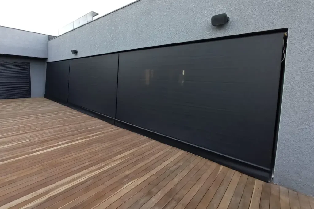 toldo modelo cortina instalado no rio de janeiro